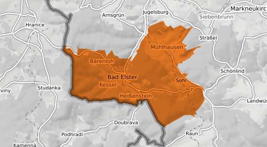 Mietspiegelkarte Bad Elster